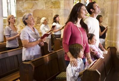 attending a church